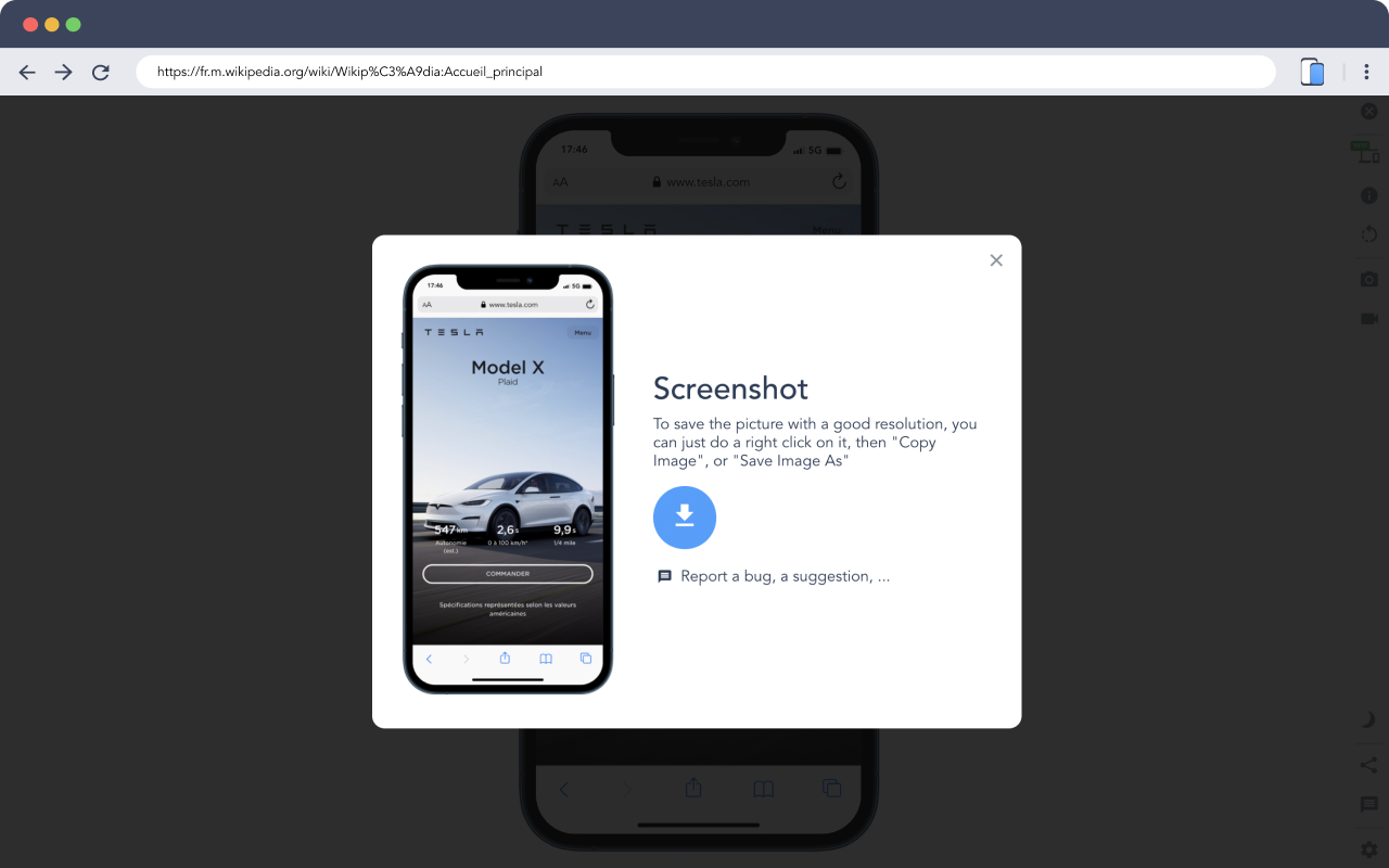手机模拟器 - 测试响应式网站 chrome谷歌浏览器插件_扩展第5张截图