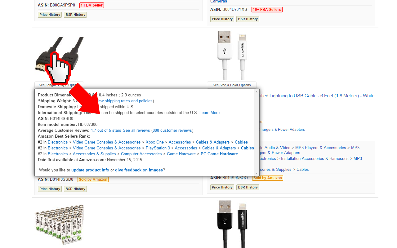 DS Amazon Quick View chrome谷歌浏览器插件_扩展第2张截图