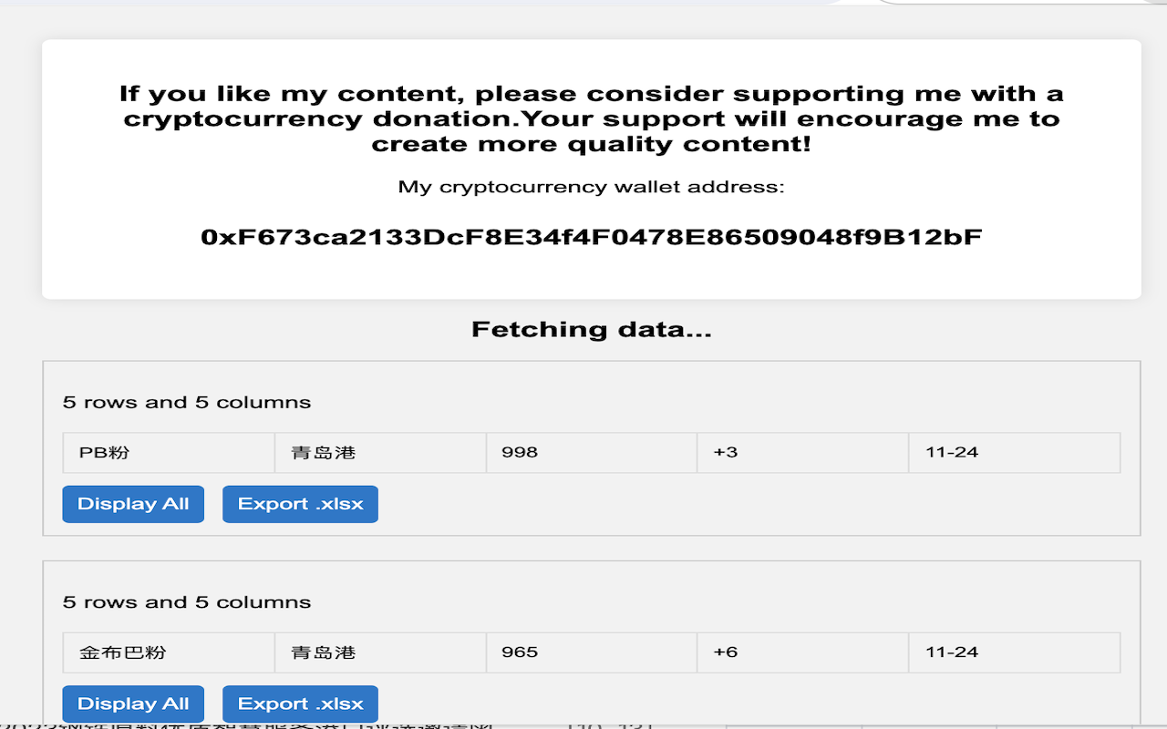 Table2Excel chrome谷歌浏览器插件_扩展第2张截图