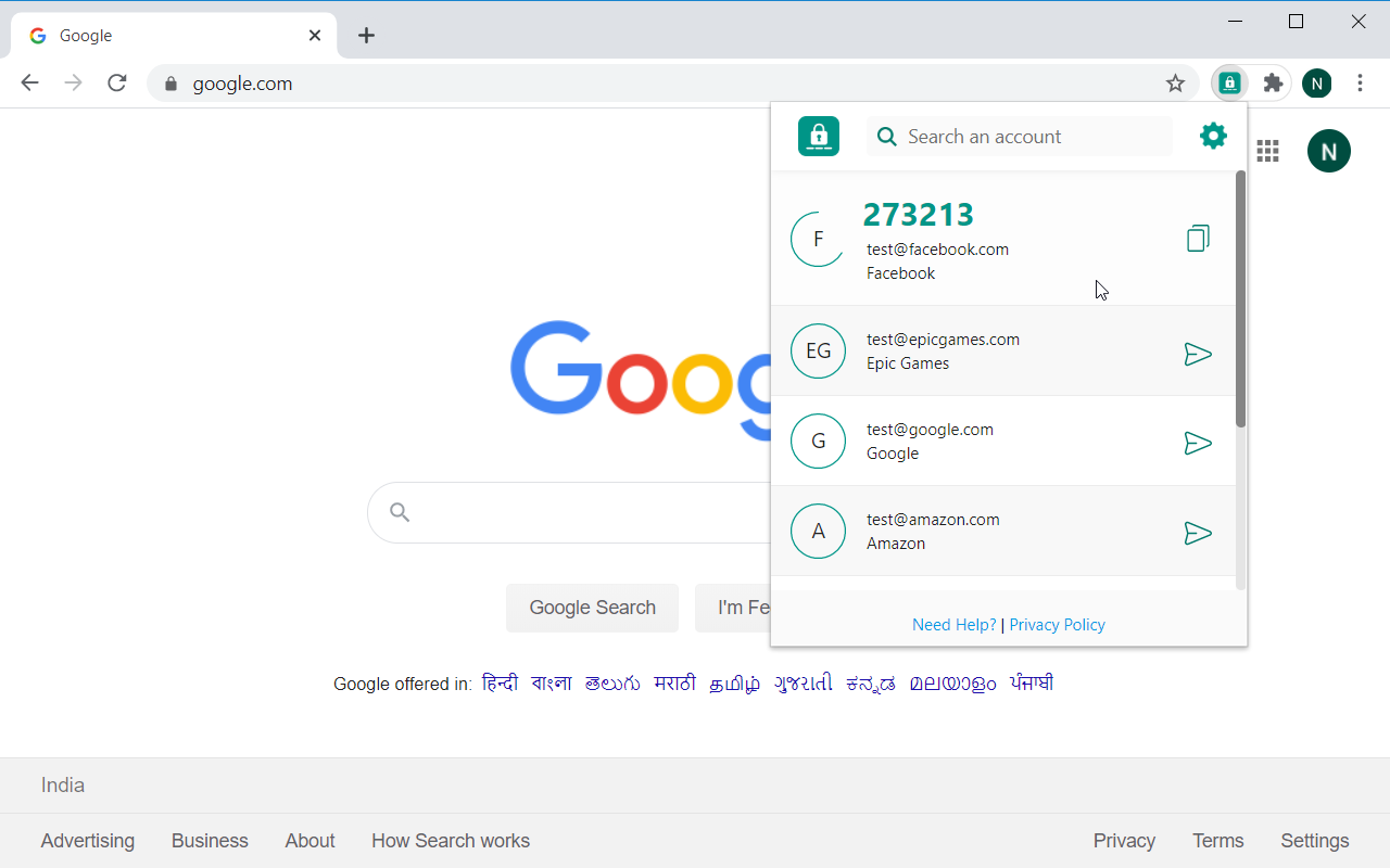 TOTP Authenticator chrome谷歌浏览器插件_扩展第1张截图