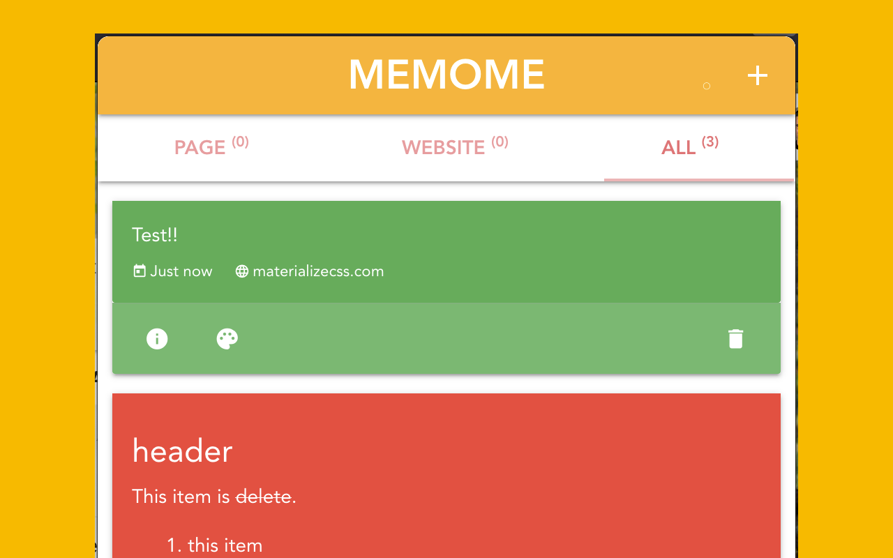 MemoMe chrome谷歌浏览器插件_扩展第2张截图