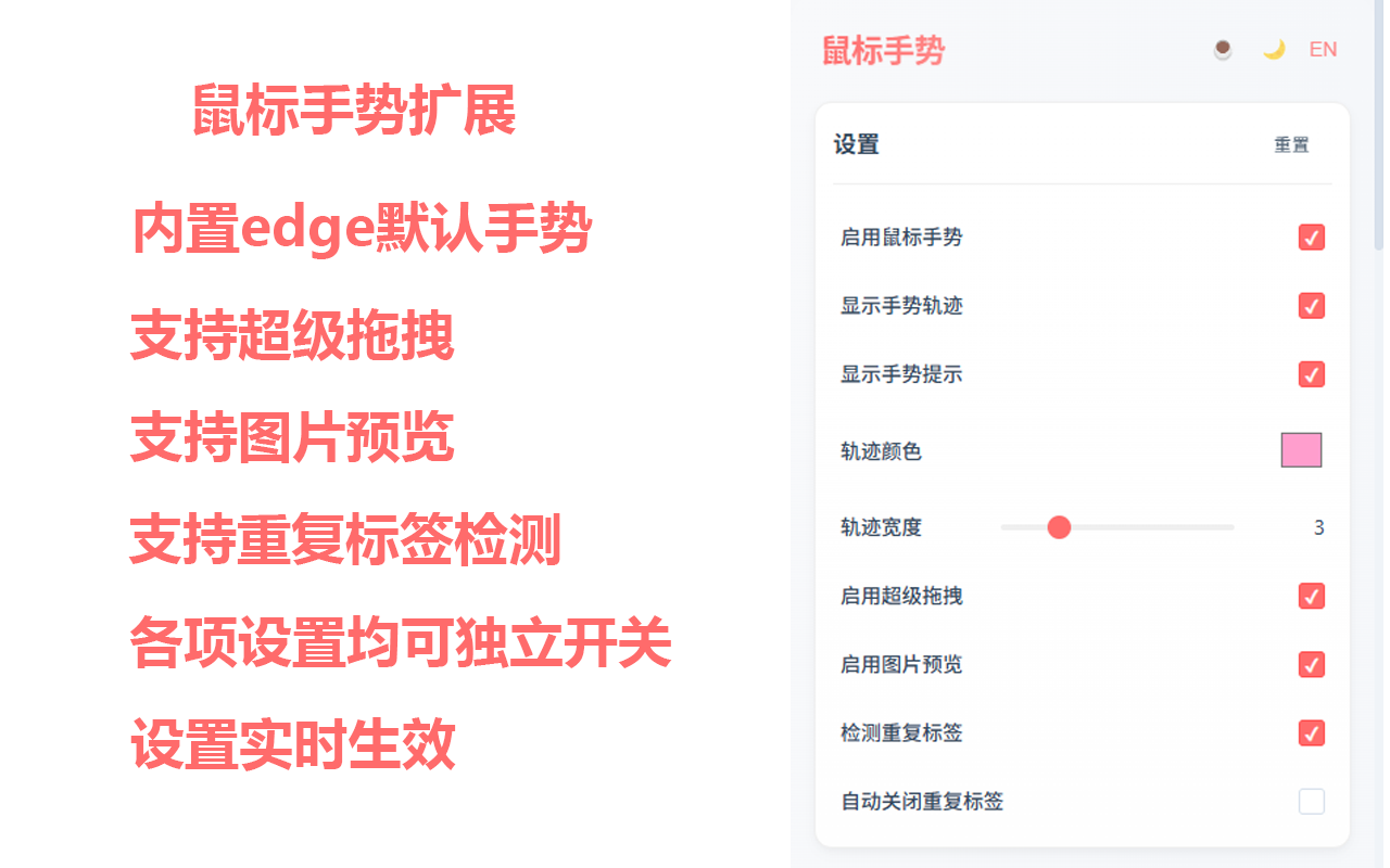 鼠标手势 chrome谷歌浏览器插件_扩展第4张截图