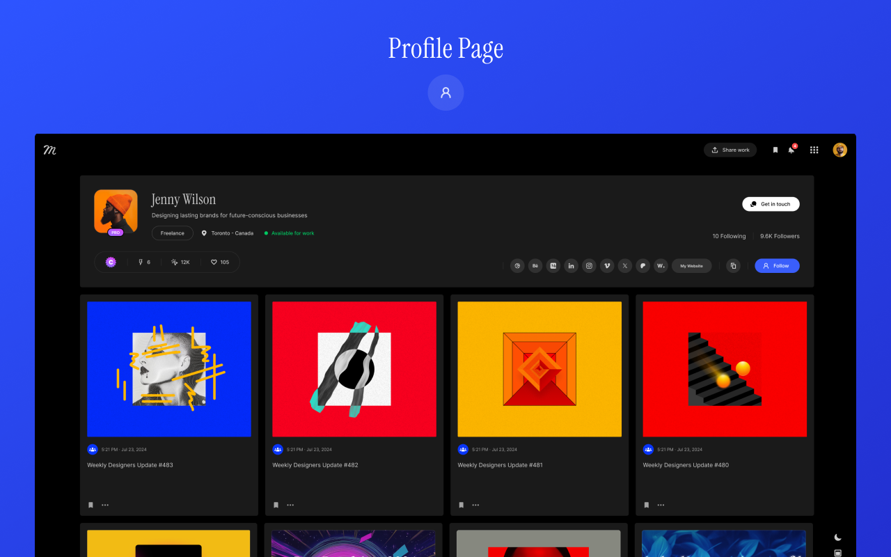 Muzli - Design inspiration hub chrome谷歌浏览器插件_扩展第3张截图