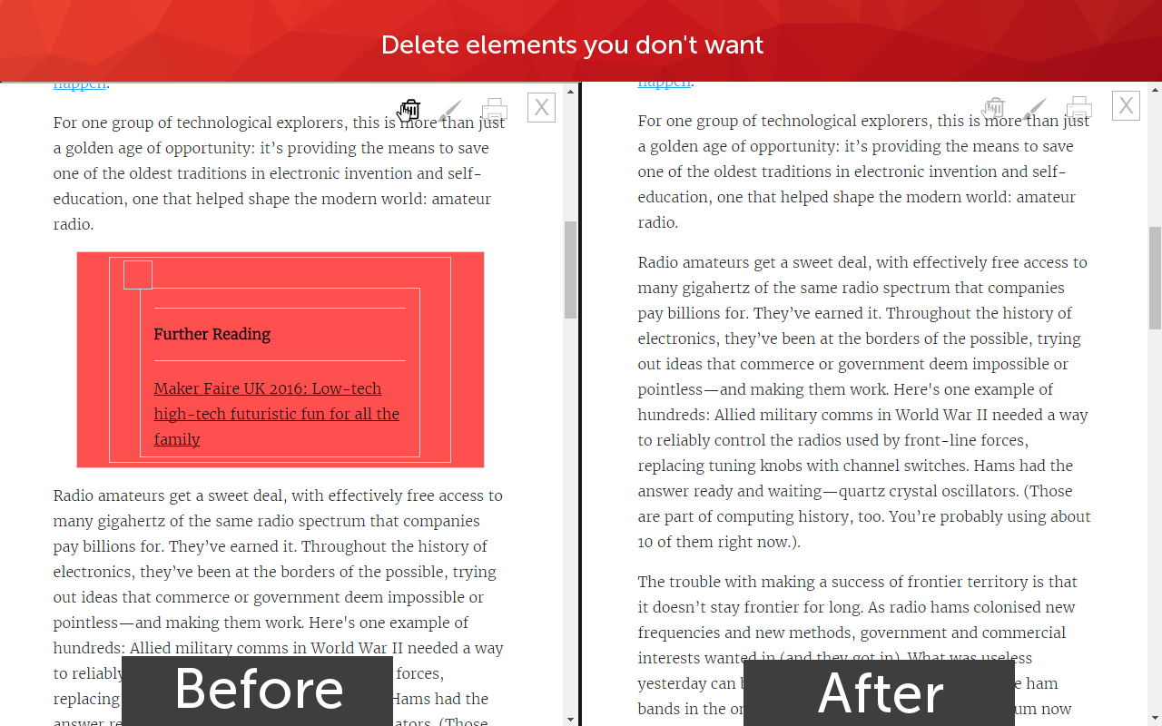 Just Read chrome谷歌浏览器插件_扩展第1张截图