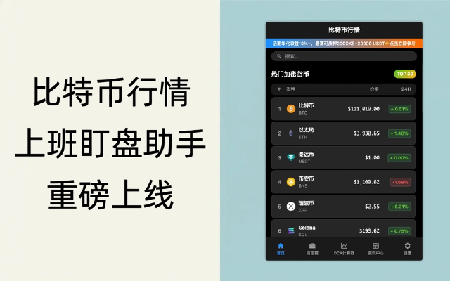 比特币行情 上班盯盘助手 - 综合欧易okx、币安等交易所 chrome谷歌浏览器插件_扩展第4张截图