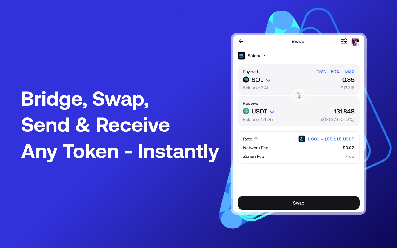 Zerion Wallet: Crypto & DeFi chrome谷歌浏览器插件_扩展第1张截图
