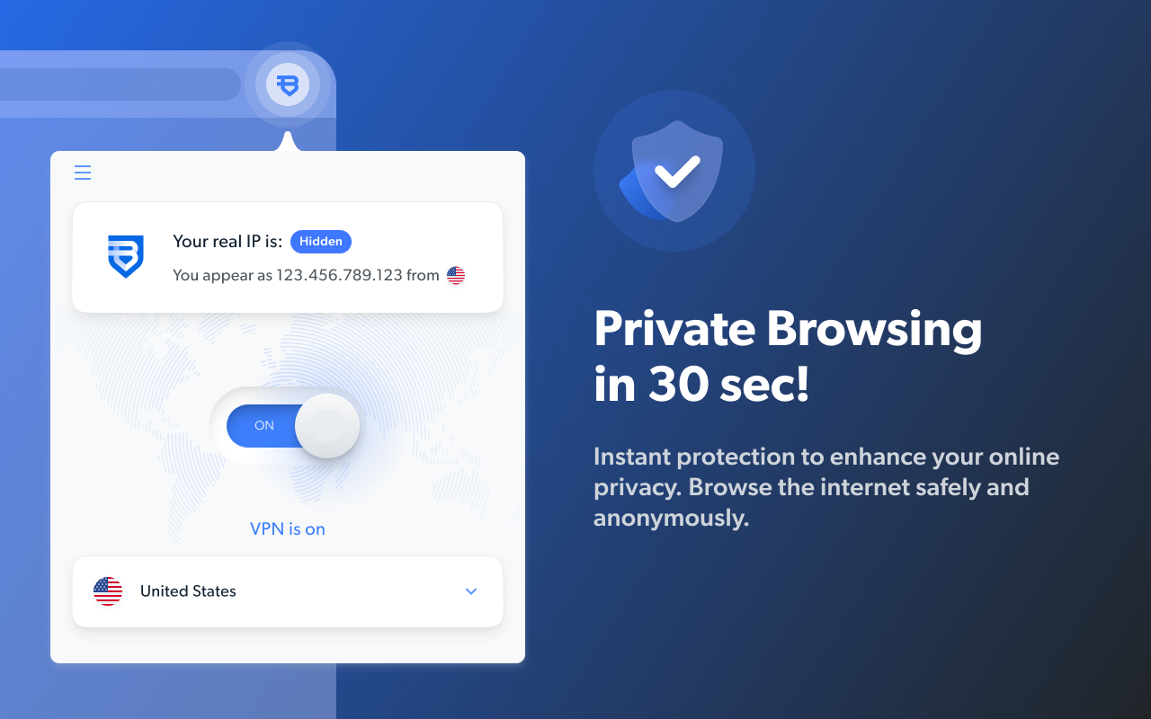 Bright  - Secure Private & Free  Proxy chrome谷歌浏览器插件_扩展第3张截图