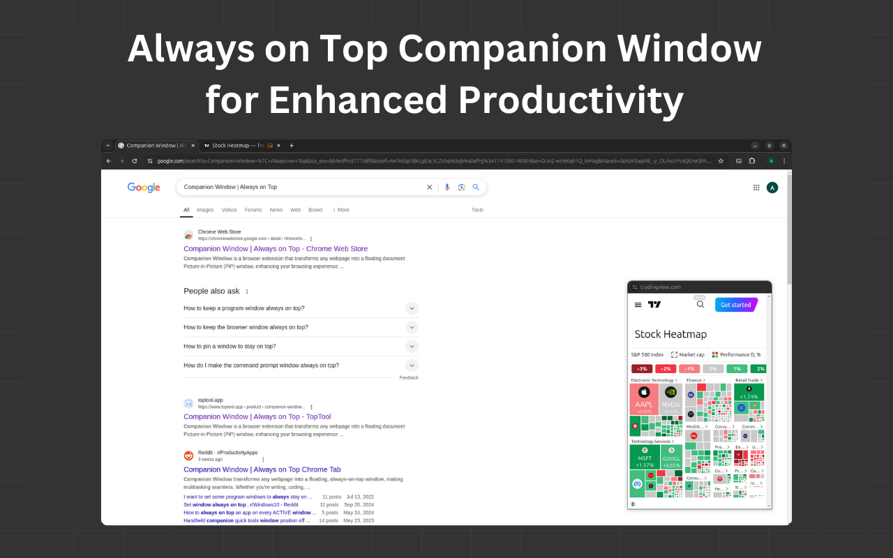 伴侣窗口 | 始终置顶 chrome谷歌浏览器插件_扩展第3张截图