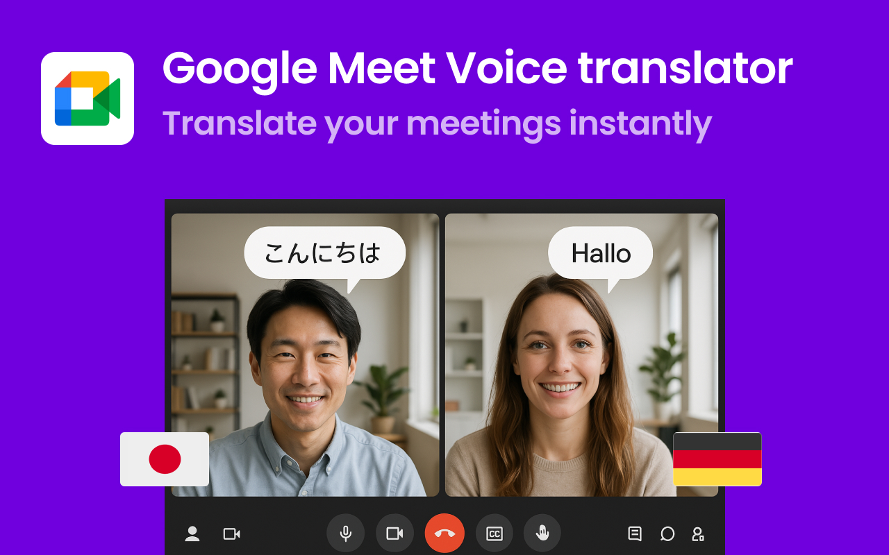 EzDubs - Google Meet Video Call Translator chrome谷歌浏览器插件_扩展第4张截图