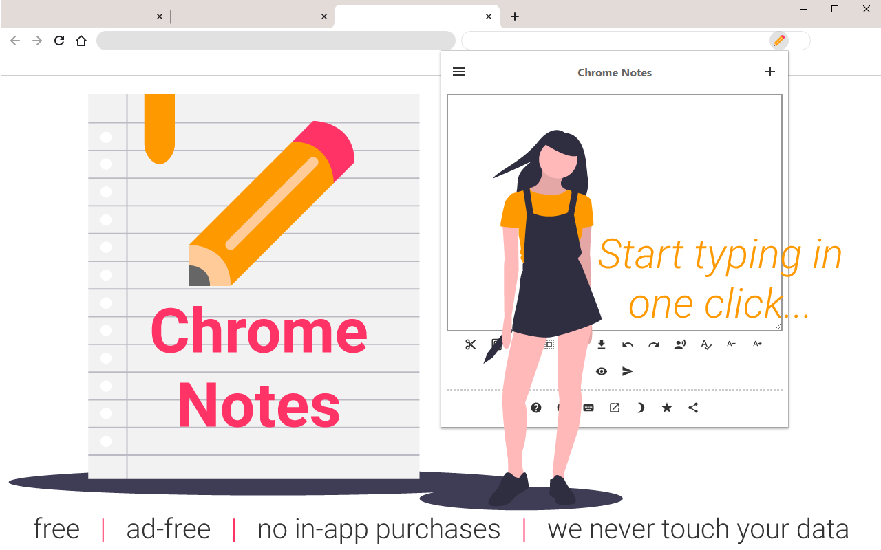 Chrome Notes chrome谷歌浏览器插件_扩展第3张截图