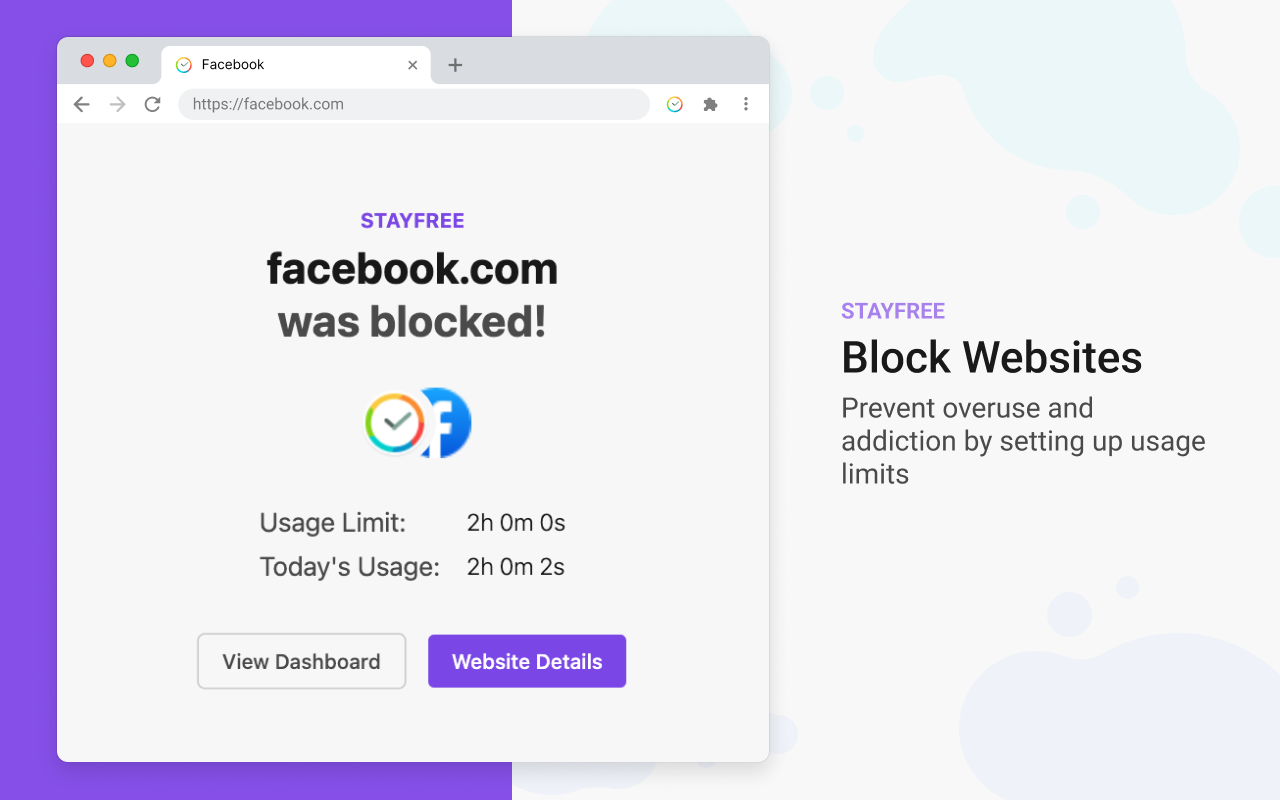StayFree - Website Blocker, Web Usage Stats, Shorts Blocker chrome谷歌浏览器插件_扩展第5张截图