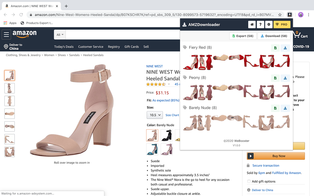 AMZScraper - Scrape Product Image from Amazon chrome谷歌浏览器插件_扩展第1张截图