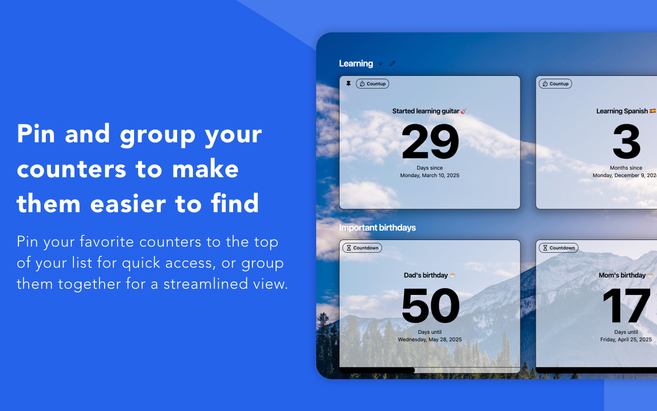 Day Counter - New Tab Page chrome谷歌浏览器插件_扩展第1张截图