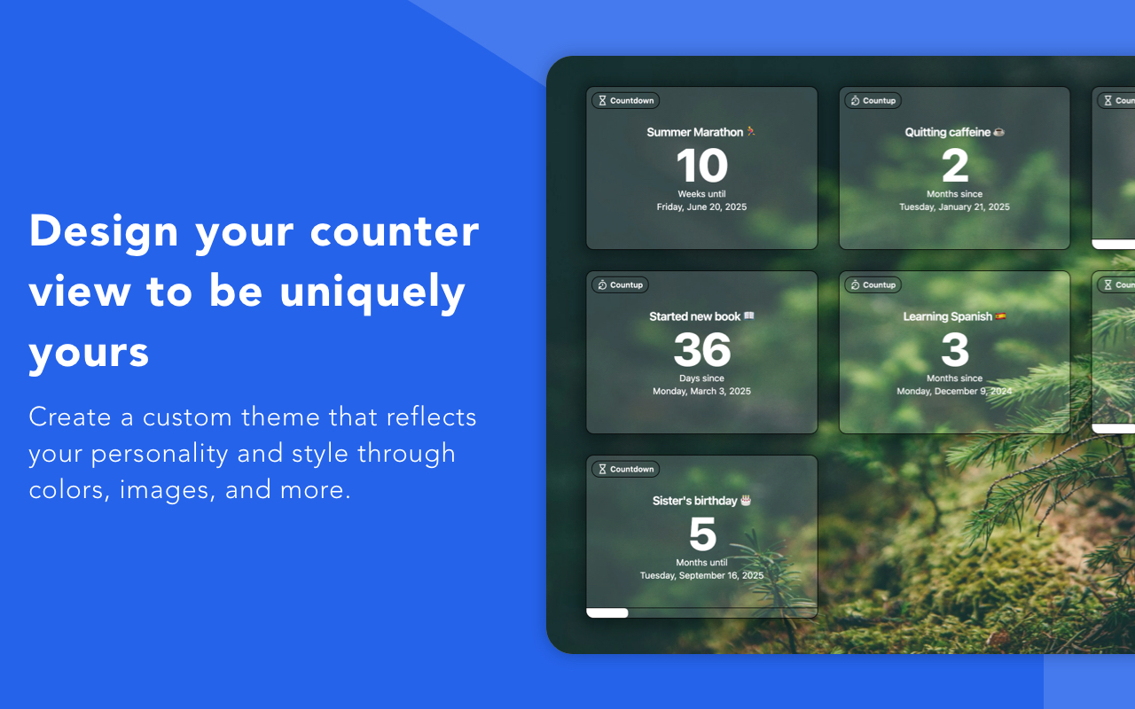 Day Counter - New Tab Page chrome谷歌浏览器插件_扩展第3张截图