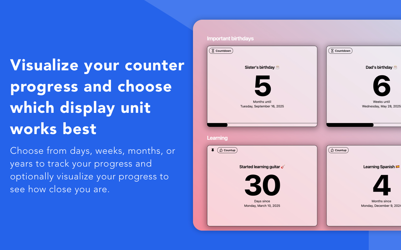 Day Counter - New Tab Page chrome谷歌浏览器插件_扩展第4张截图