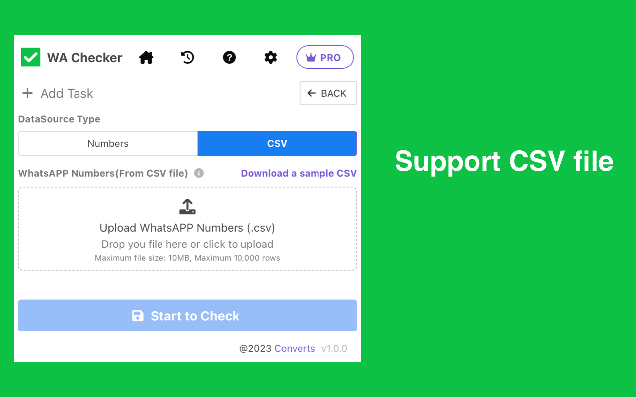 WA Checker - 检查、验证和筛选 WhatsApp 号码 chrome谷歌浏览器插件_扩展第2张截图