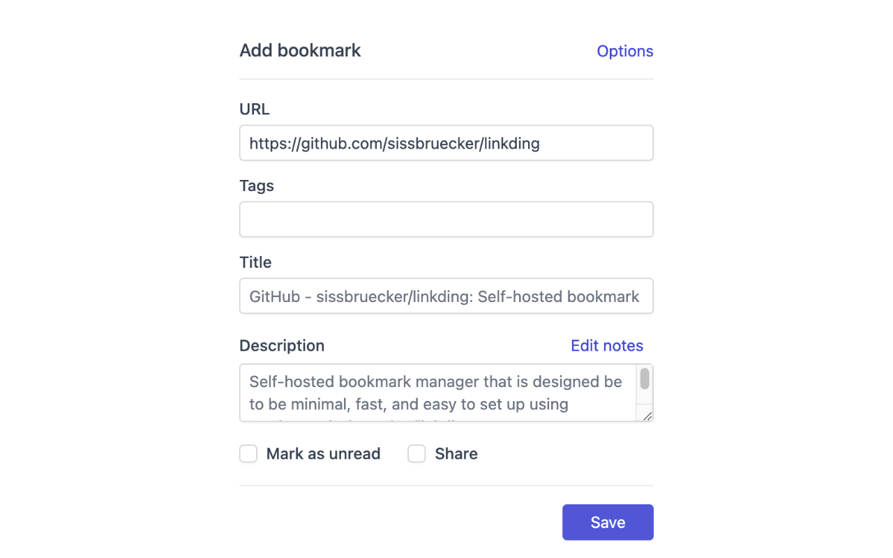 linkding extension chrome谷歌浏览器插件_扩展第1张截图