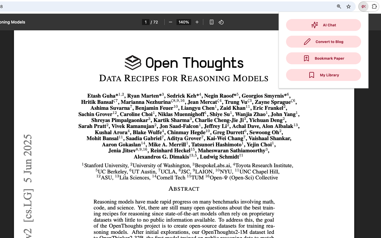 alphaXiv - Understand Research Papers chrome谷歌浏览器插件_扩展第1张截图