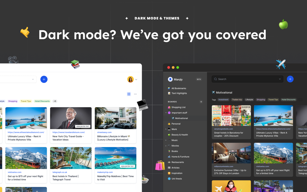 Marqly - All in one bookmark manager chrome谷歌浏览器插件_扩展第1张截图