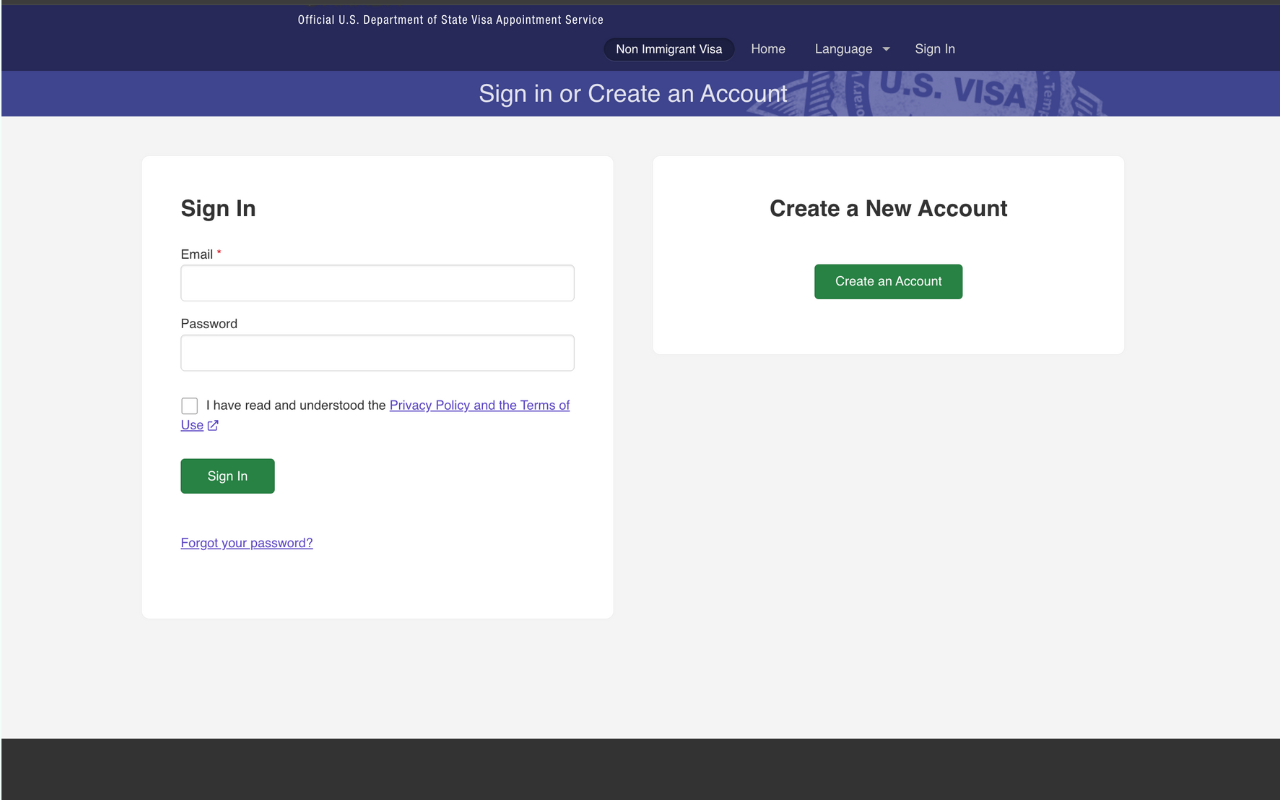 US Visa Auto Rescheduler chrome谷歌浏览器插件_扩展第2张截图