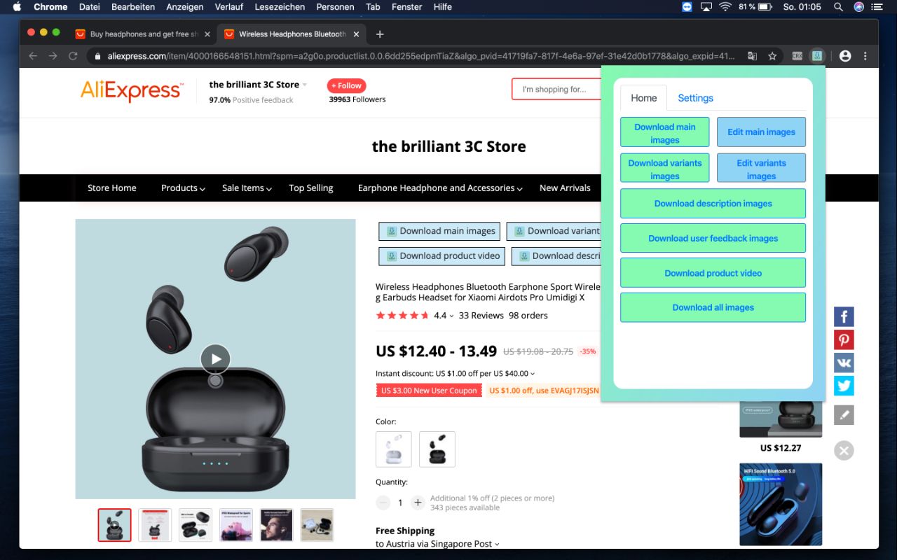 AliDownloader | Download AliExpress images chrome谷歌浏览器插件_扩展第4张截图