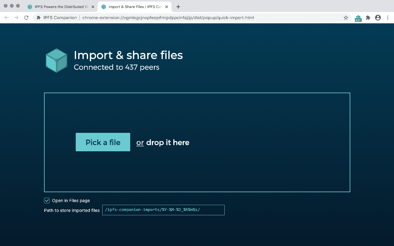 IPFS 伴侣 chrome谷歌浏览器插件_扩展第1张截图