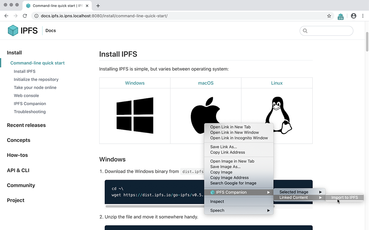 IPFS 伴侣 chrome谷歌浏览器插件_扩展第4张截图