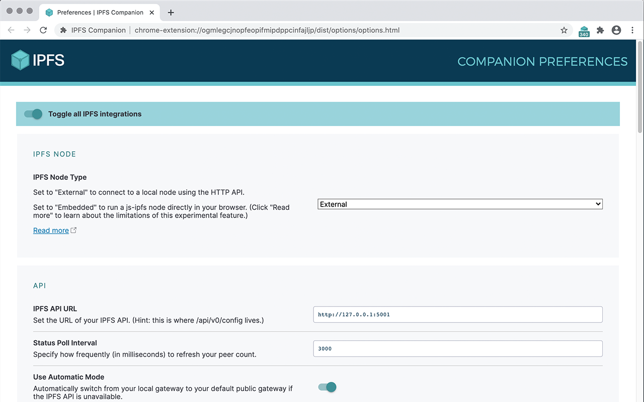 IPFS 伴侣 chrome谷歌浏览器插件_扩展第5张截图