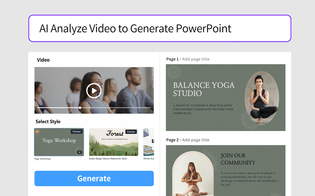 AI PowerPoint Maker - 将文本、视频、PDF、网页转换为 PPT chrome谷歌浏览器插件_扩展第4张截图