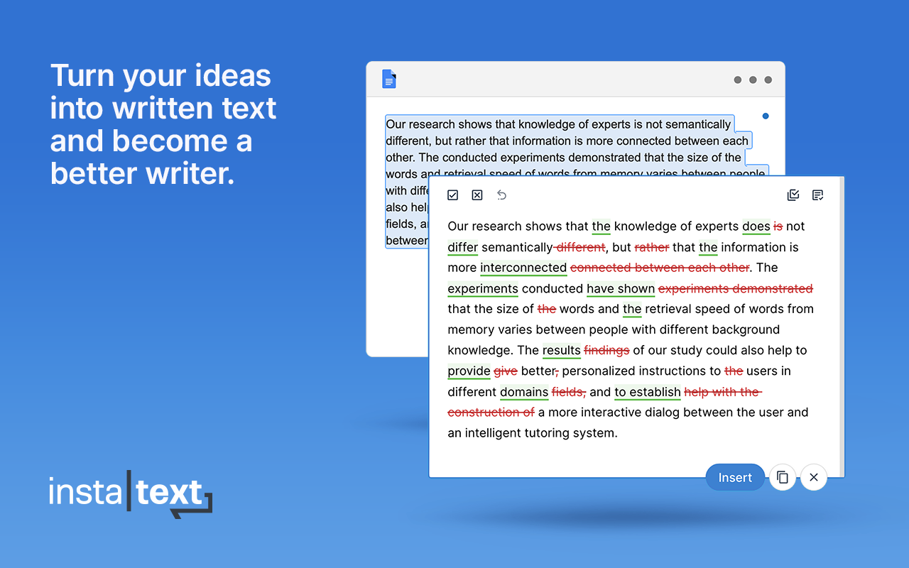 InstaText chrome谷歌浏览器插件_扩展第1张截图