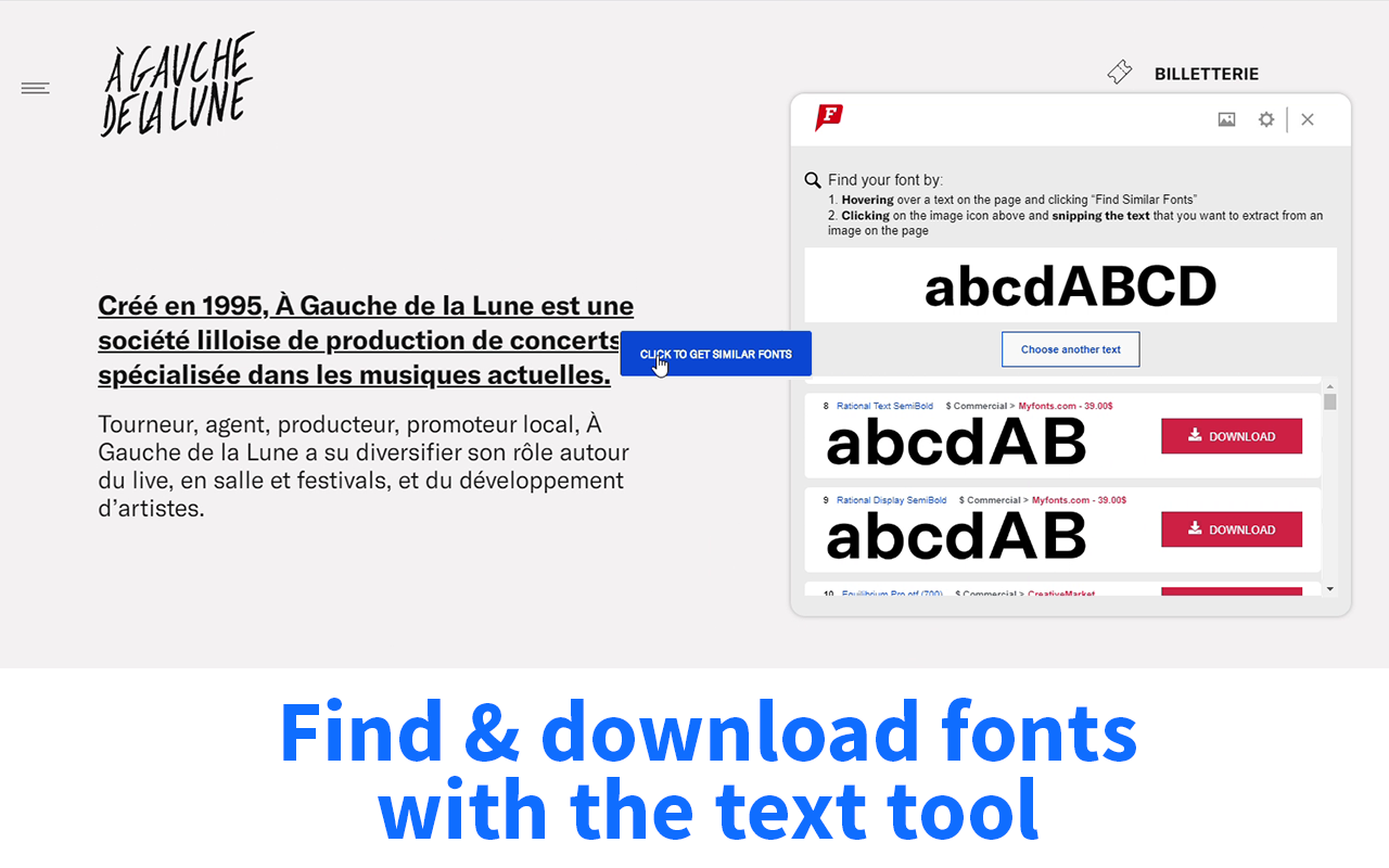 Font Identifier by WhatFontIs chrome谷歌浏览器插件_扩展第3张截图
