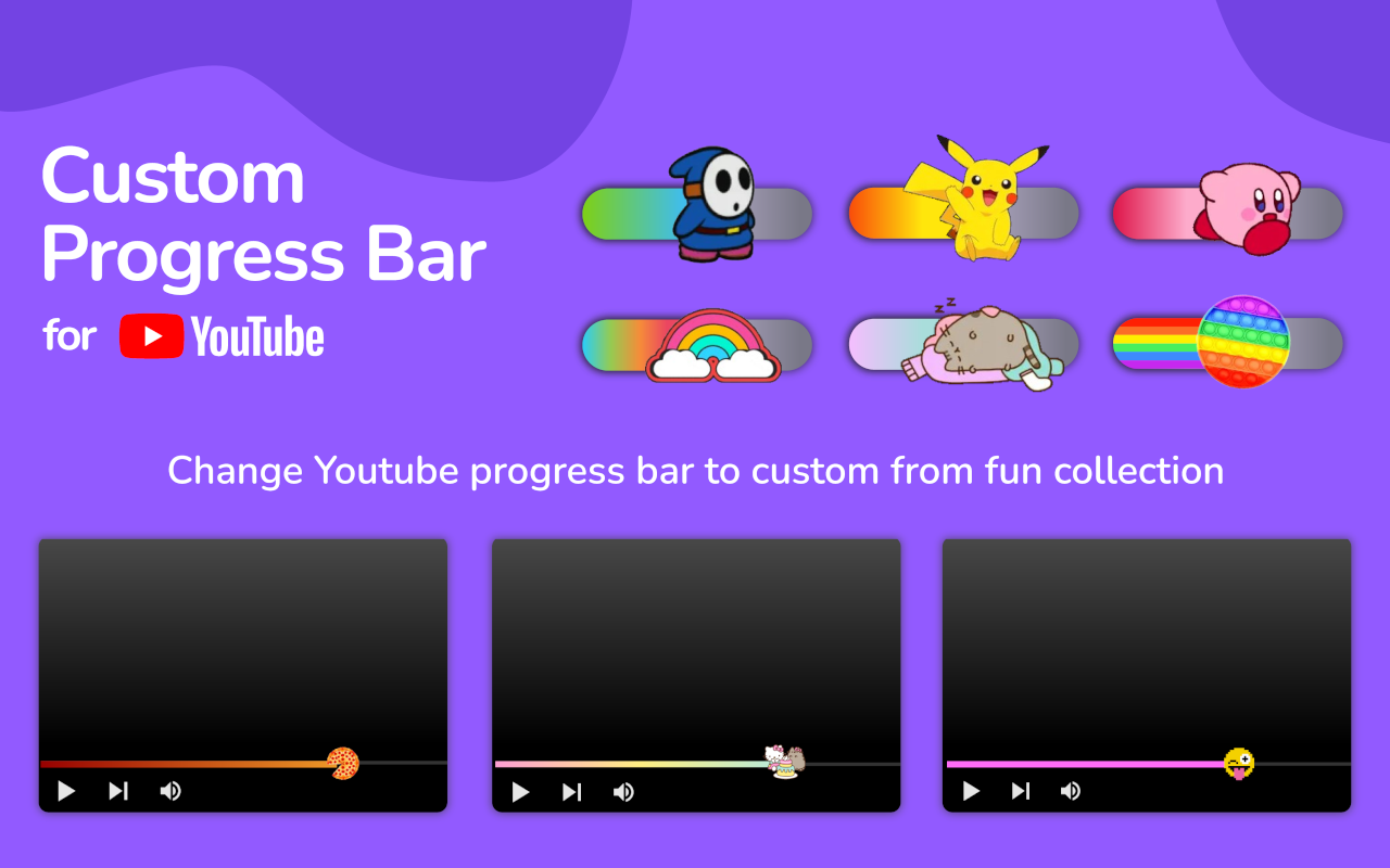 Custom Progress Bar for YouTube™ chrome谷歌浏览器插件_扩展第3张截图