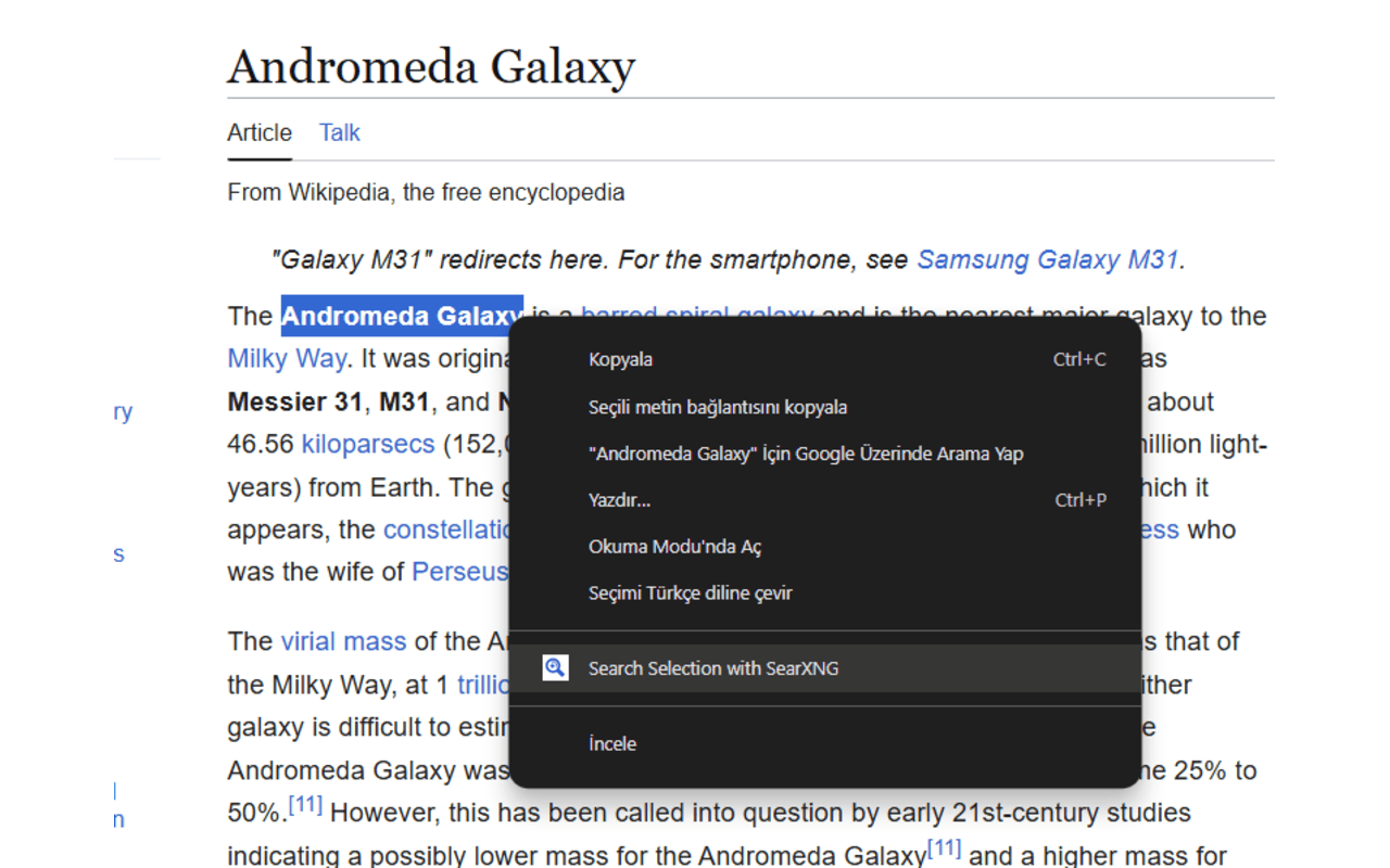 Search with SearXNG chrome谷歌浏览器插件_扩展第1张截图