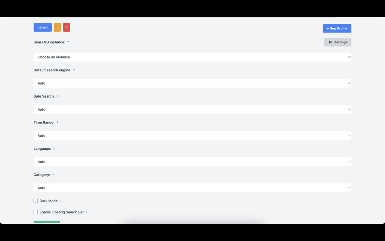 Search with SearXNG chrome谷歌浏览器插件_扩展第2张截图
