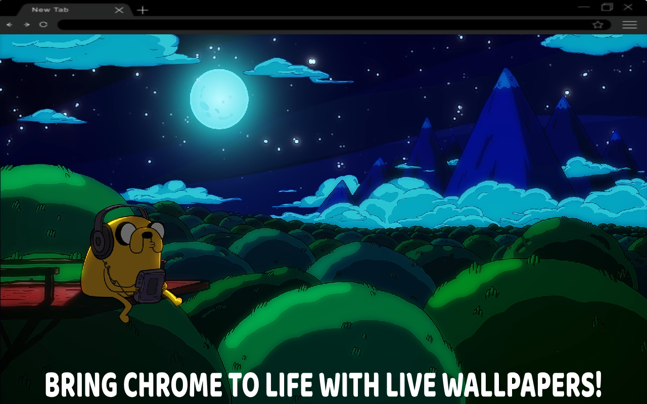 Jake's Night – Music Time Live Wallpaper chrome谷歌浏览器插件_扩展第1张截图