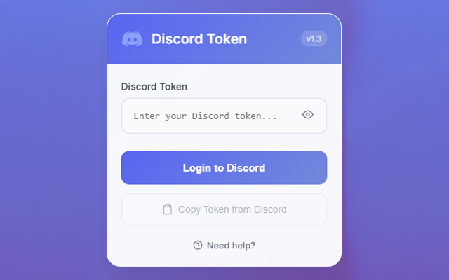 Discord Token Login chrome谷歌浏览器插件_扩展第1张截图