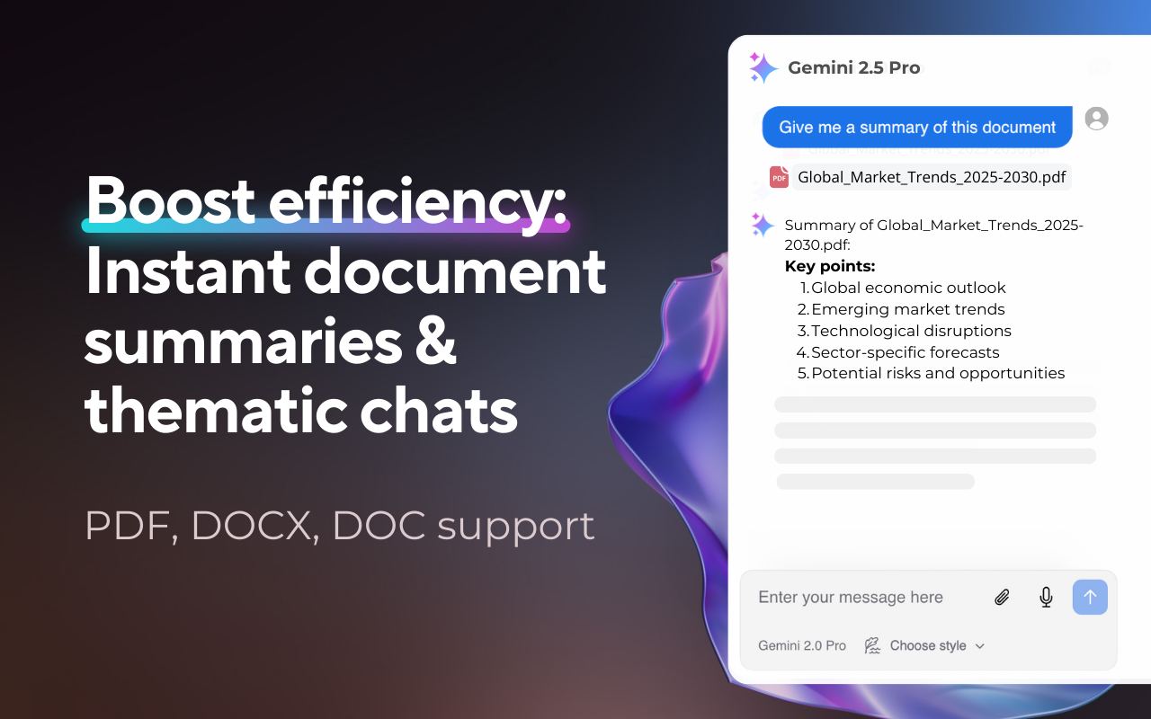 Gemini AI chrome谷歌浏览器插件_扩展第3张截图