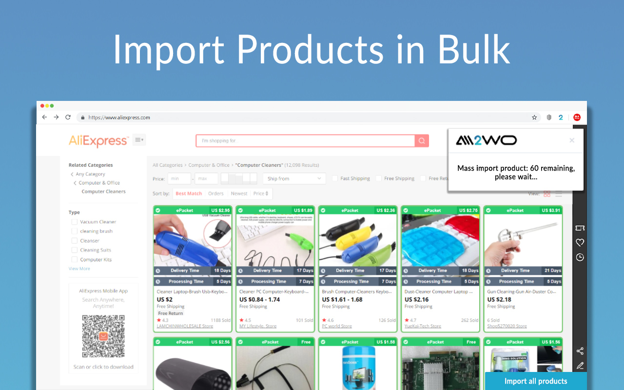 Aliexpress Dropshipping chrome谷歌浏览器插件_扩展第2张截图