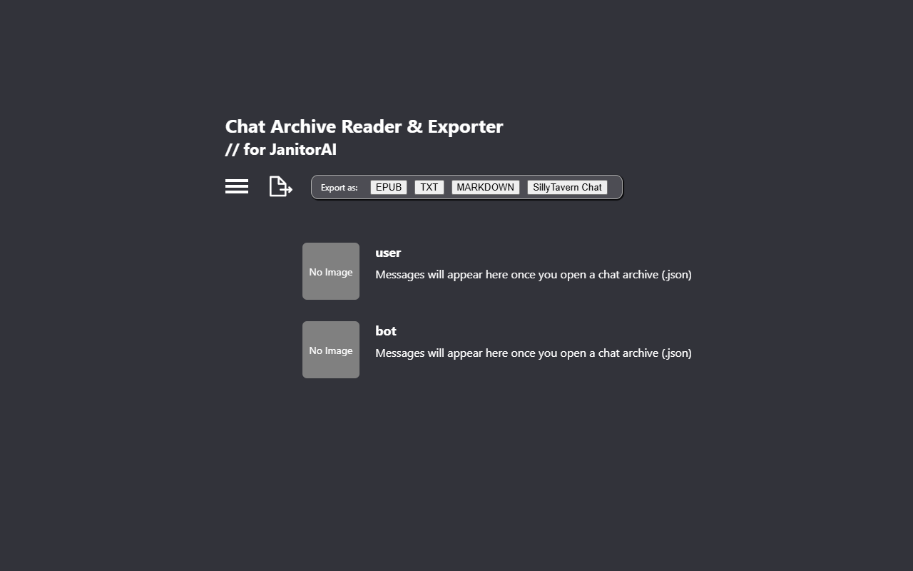 JanitorAI Chat Downloader, Reader & Exporter chrome谷歌浏览器插件_扩展第2张截图