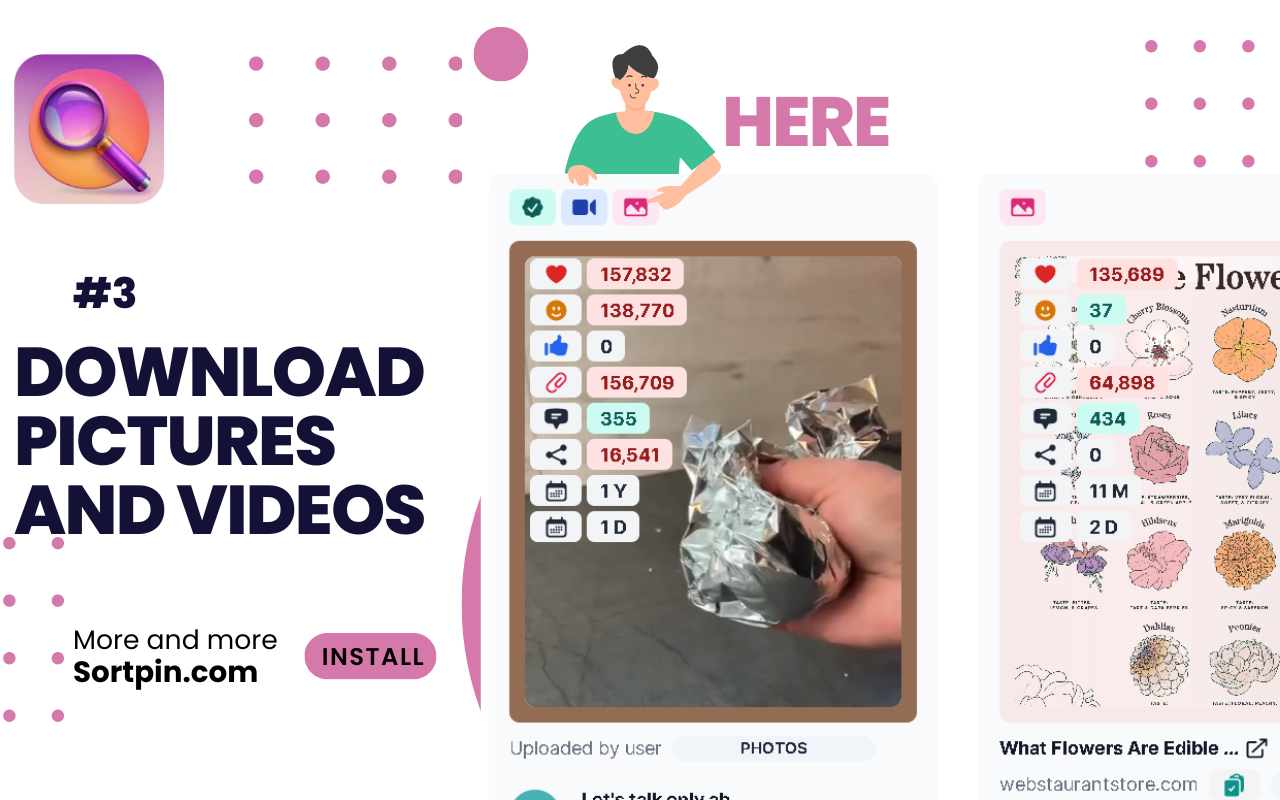 Pinterest sort extension - SortPin.com chrome谷歌浏览器插件_扩展第3张截图