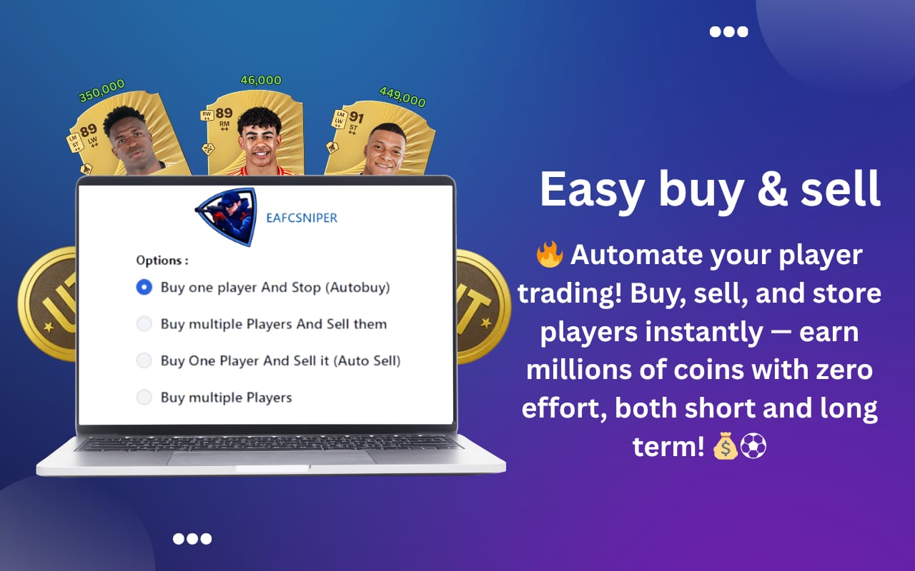 FC 26 Sniping Bot - EAFC Sniper (Formerly Futsnipe) chrome谷歌浏览器插件_扩展第3张截图