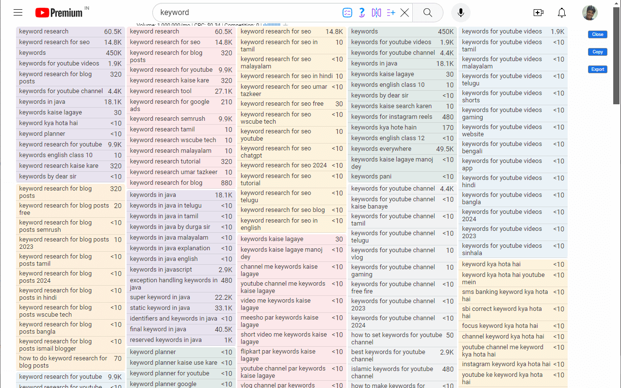 Keyword Planner chrome谷歌浏览器插件_扩展第4张截图