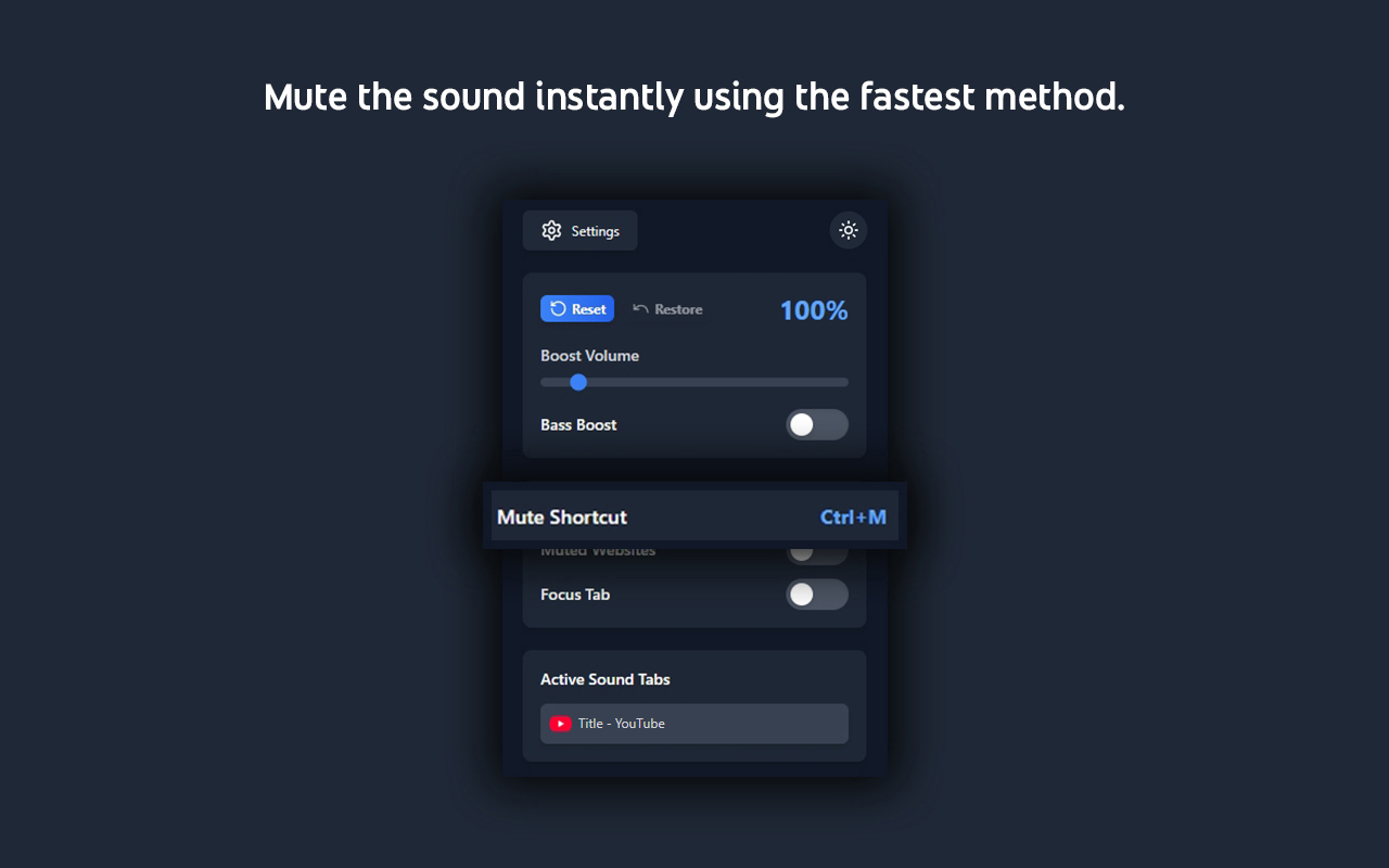 音效增强中心 chrome谷歌浏览器插件_扩展第5张截图