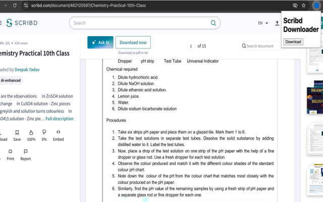 Scribd downloader chrome谷歌浏览器插件_扩展第1张截图