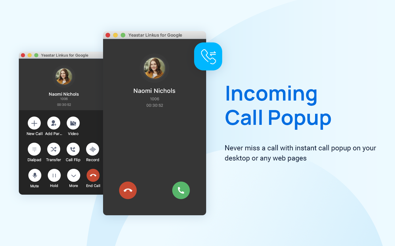 Yeastar Linkus for Google chrome谷歌浏览器插件_扩展第4张截图