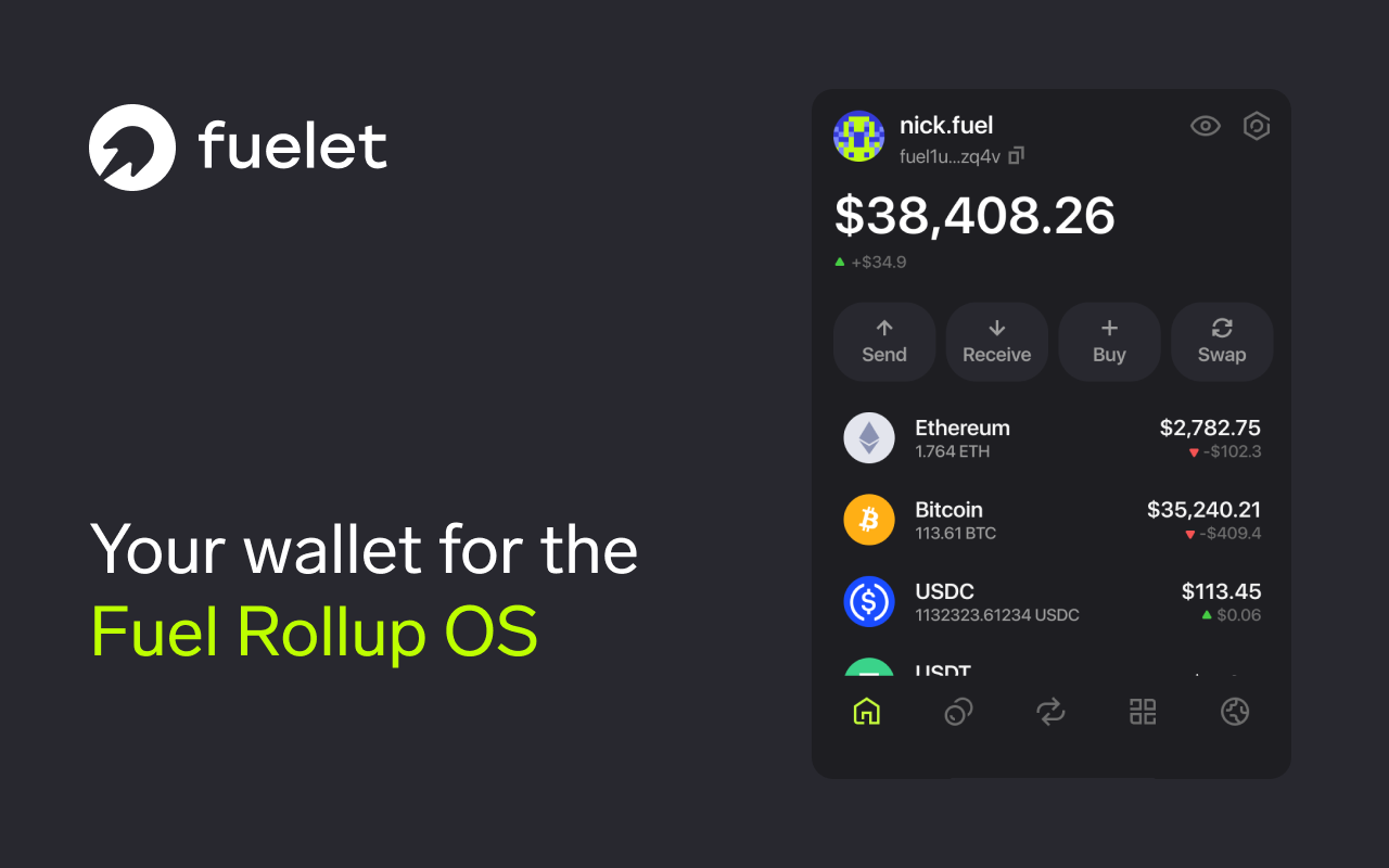 Fuelet Wallet | Fuel chrome谷歌浏览器插件_扩展第4张截图