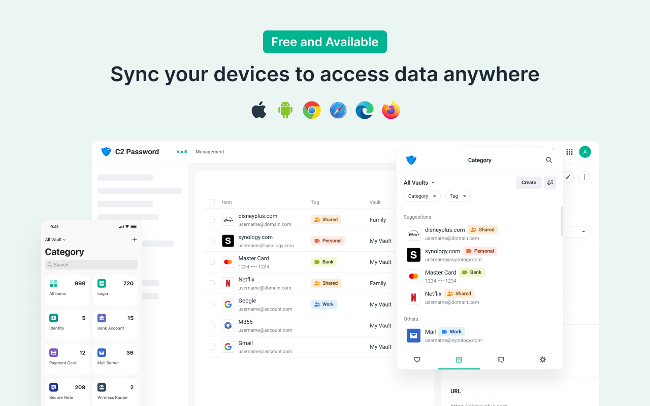 C2 Password chrome谷歌浏览器插件_扩展第2张截图