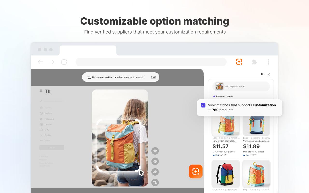 Alibaba Lens: Official Alibaba.com Image Search Tool for Wholesale Supply chrome谷歌浏览器插件_扩展第2张截图