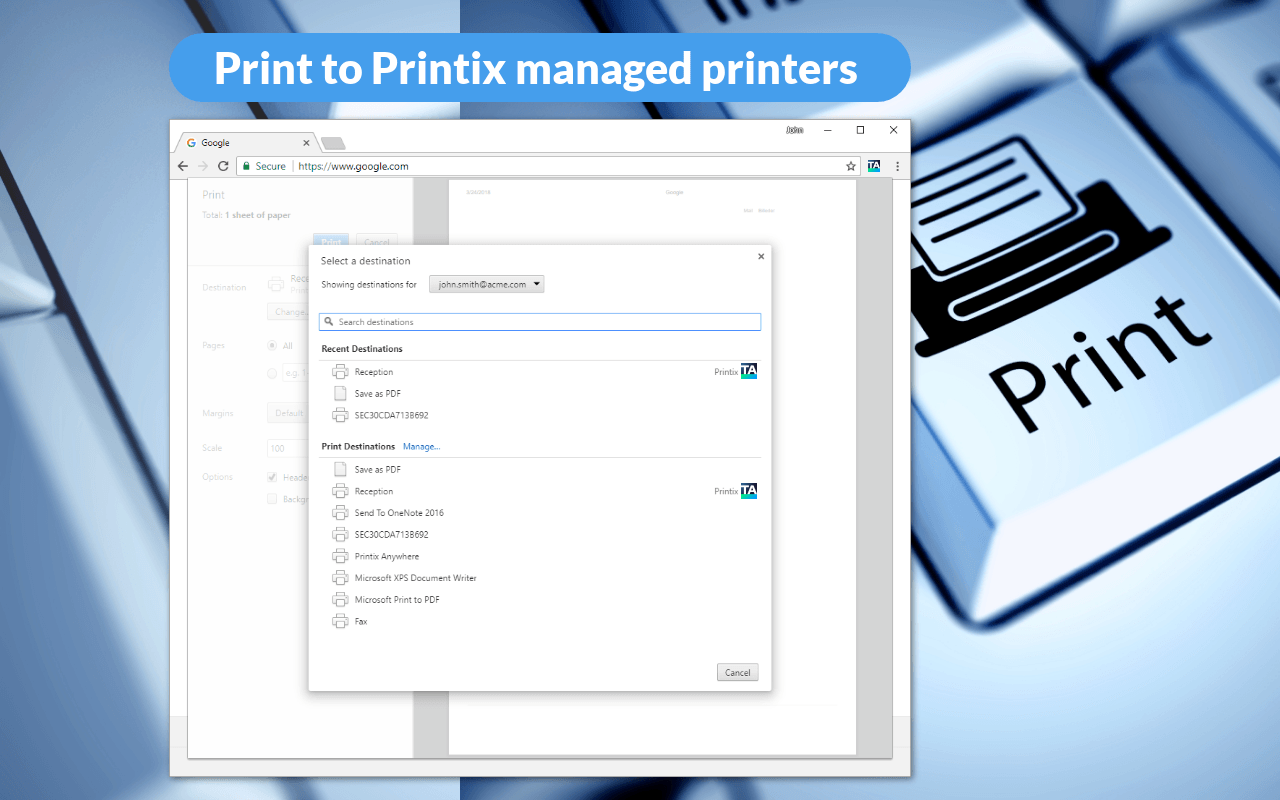 Printix chrome谷歌浏览器插件_扩展第1张截图