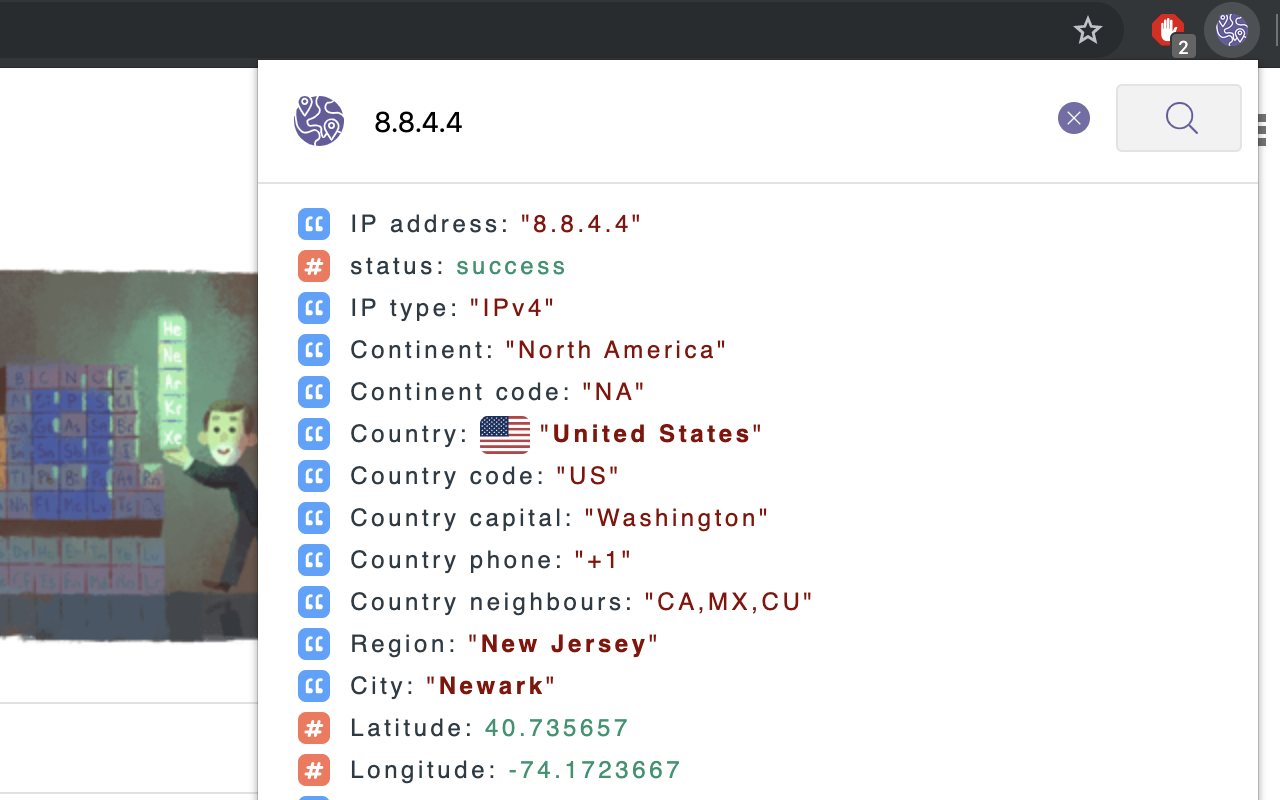 IP Location Lookup chrome谷歌浏览器插件_扩展第1张截图